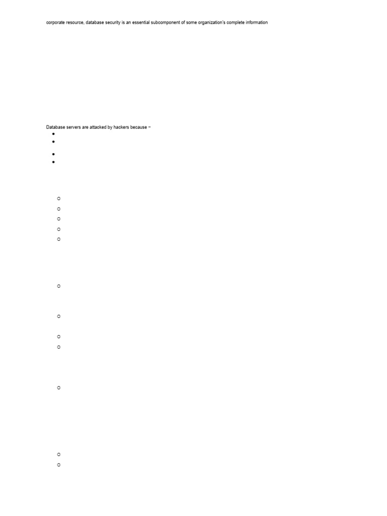Essential Guide to Database Security | PDF | Malware | Databases