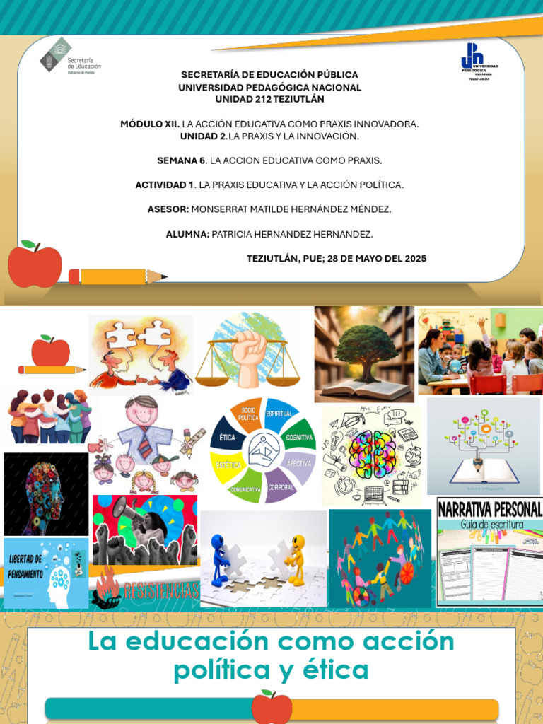 Praxis Educativa y Acción Política | PDF