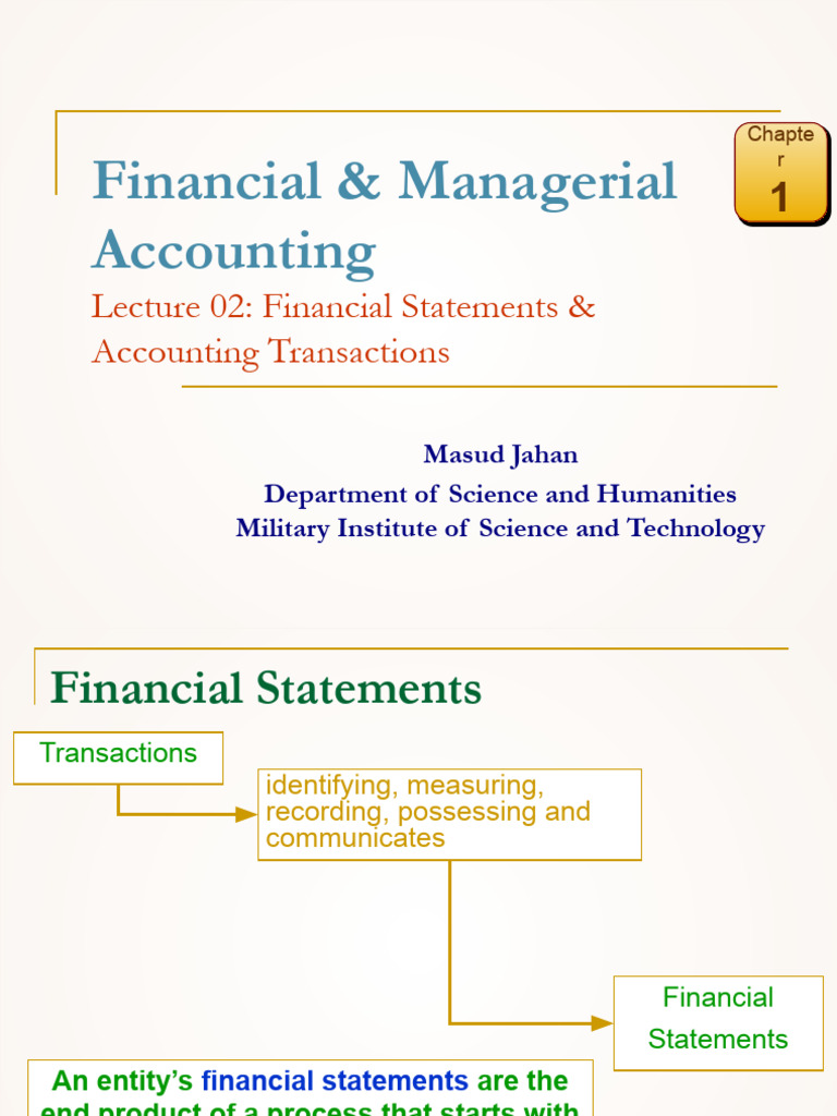 Understanding Financial Statements Basics | PDF | Equity (Finance ...