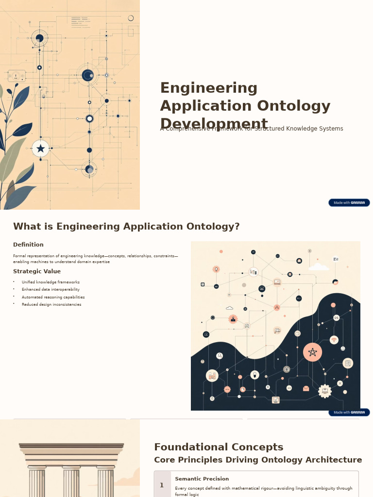 Engineering Application Ontology Framework | PDF | Ontology ...