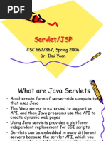 Servlet/JSP: CSC 667/867, Spring 2006 Dr. Ilmi Yoon