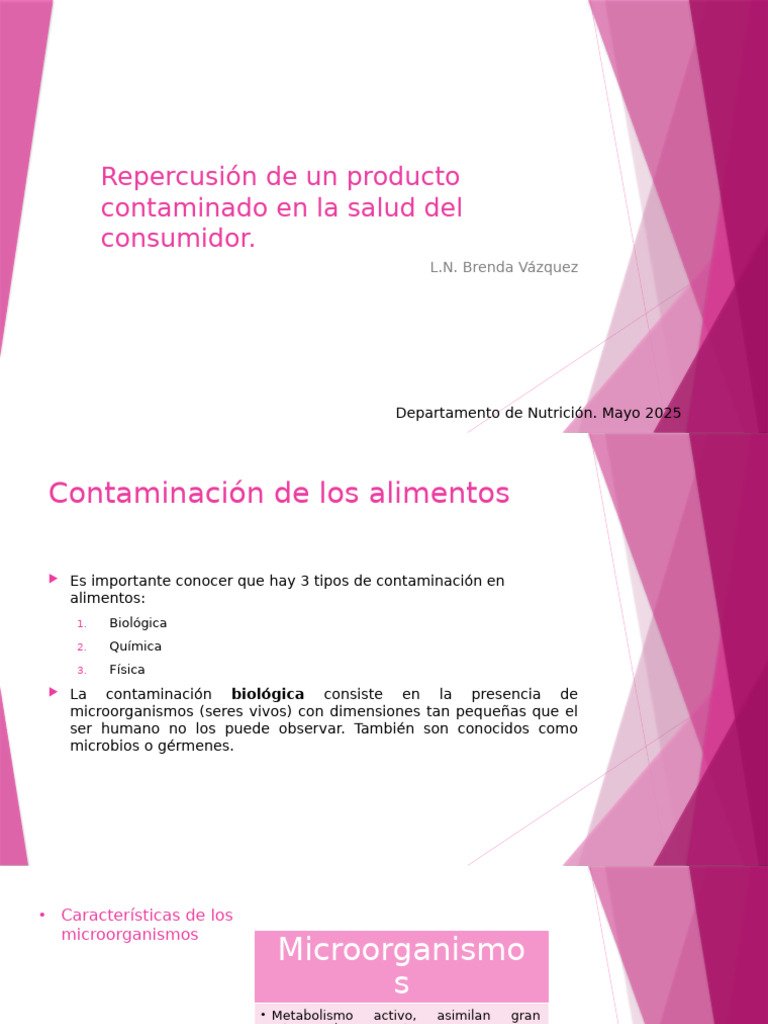 Impacto de Alimentos Contaminados en Salud | PDF | Alimentos ...