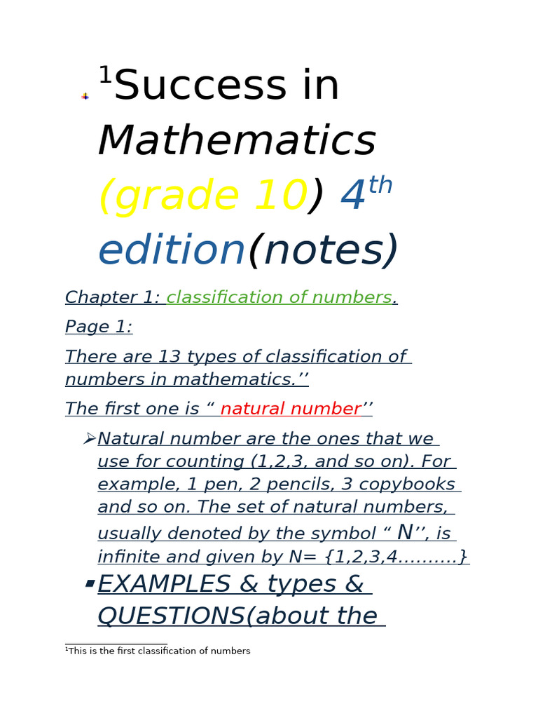 Mathematics) (: Success in | PDF