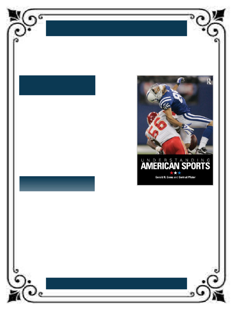 Understanding American Sports In Culture and Society 1st Edition Gerald ...