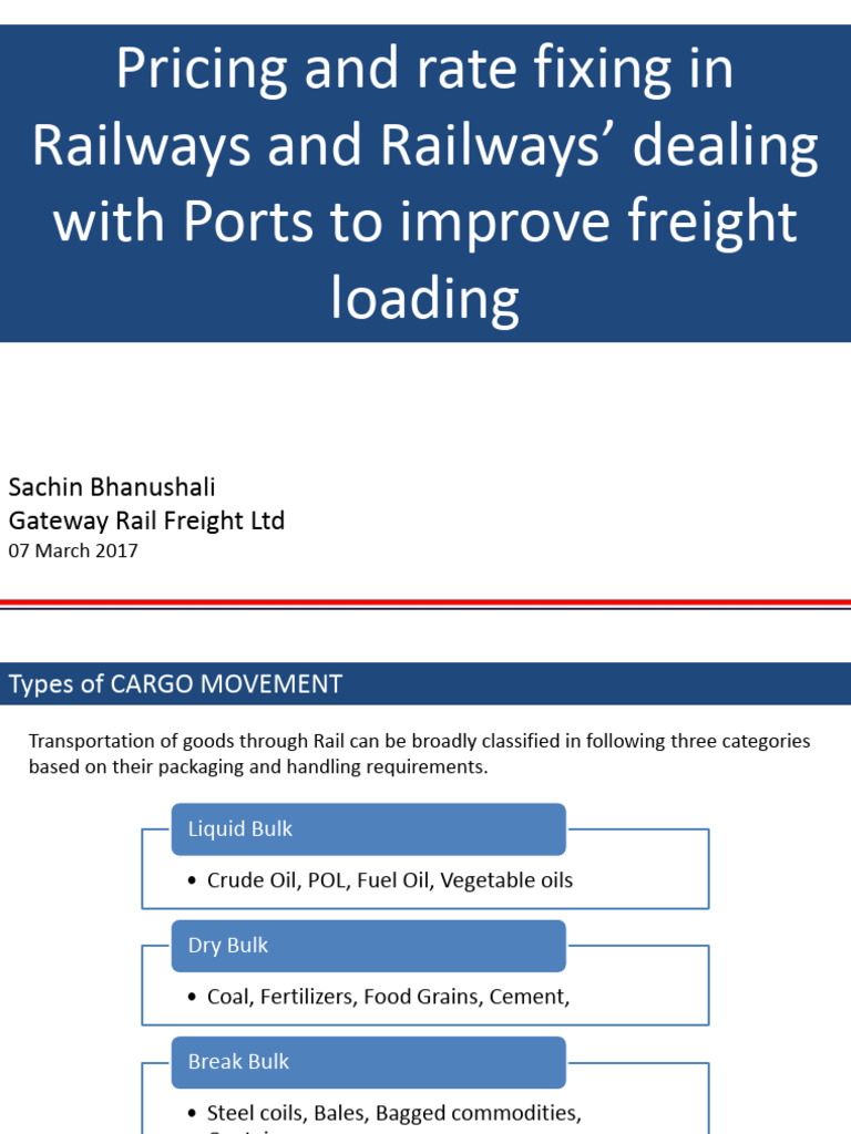 Rail Freight Pricing and Cargo Trends | PDF | Containerization | Cargo