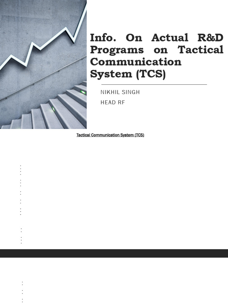 Tactical Communication Systems Overview | PDF | Computer Network | Security
