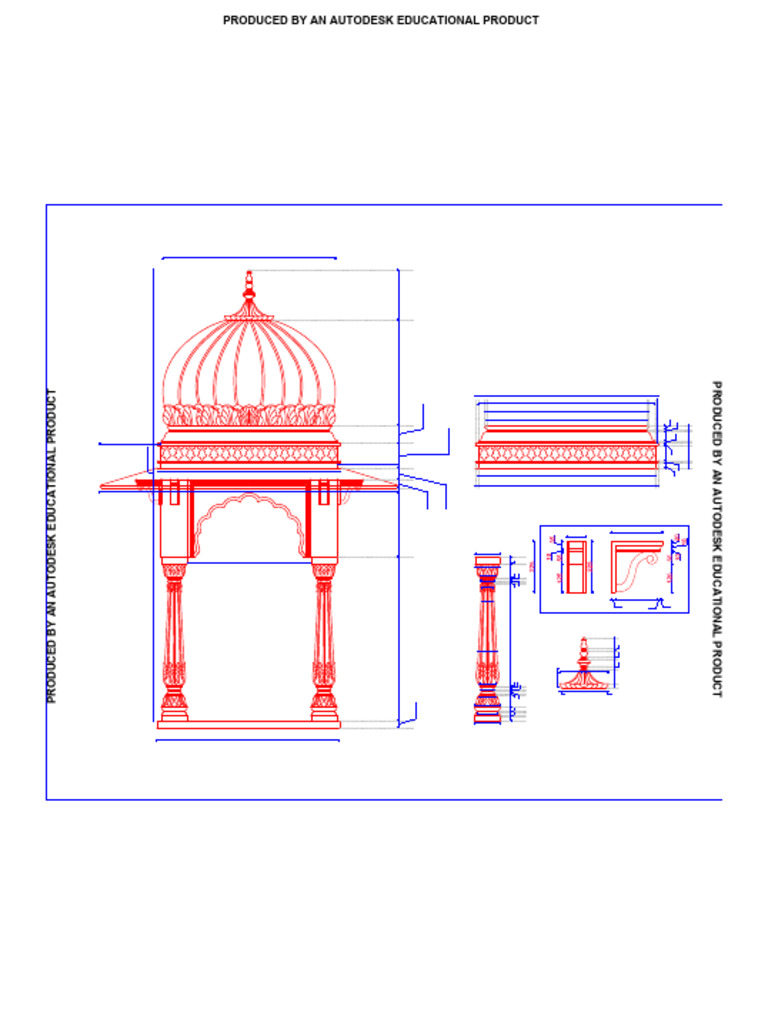 Chhatri Detail Specifications and Data | PDF