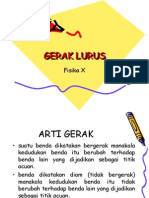 Gerak Lurus