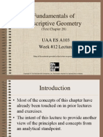 Lec 11 Descriptive Geometry