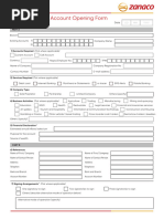 Personal Account Opening Form | PDF | Banks | Identity Document