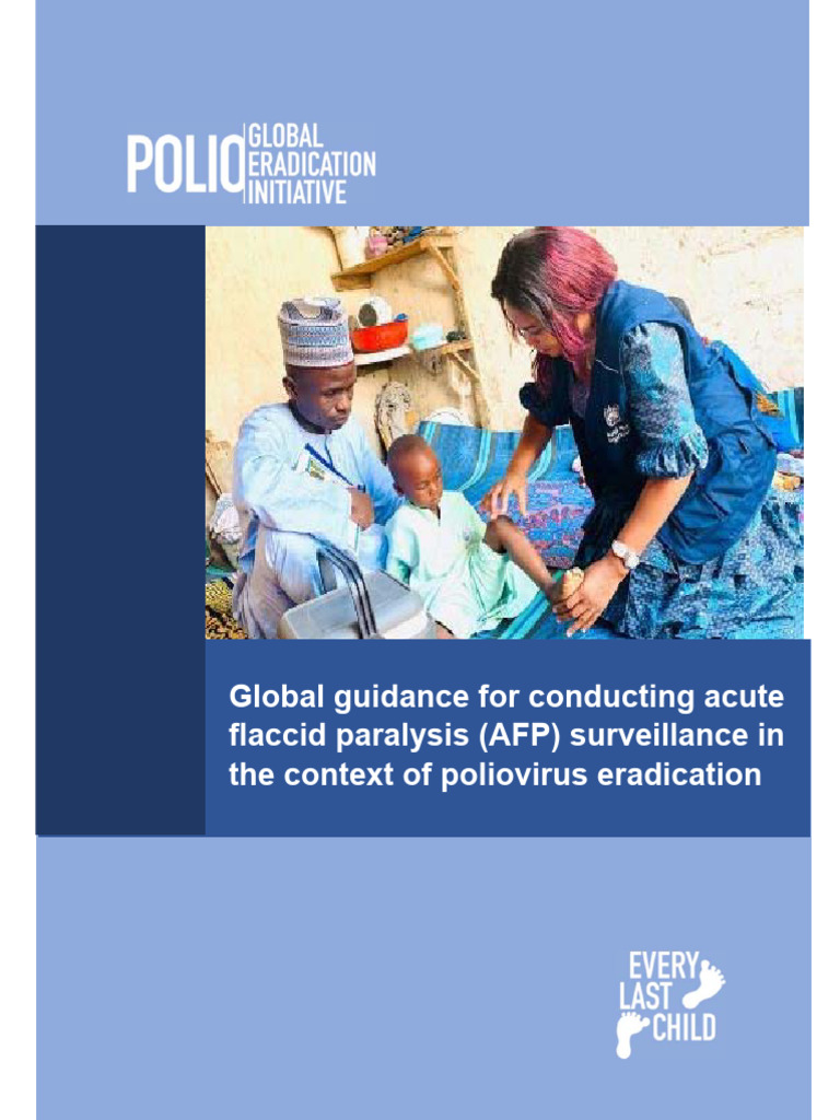 AFP Surveillance Guidelines for Polio Eradication | PDF | Eradication ...