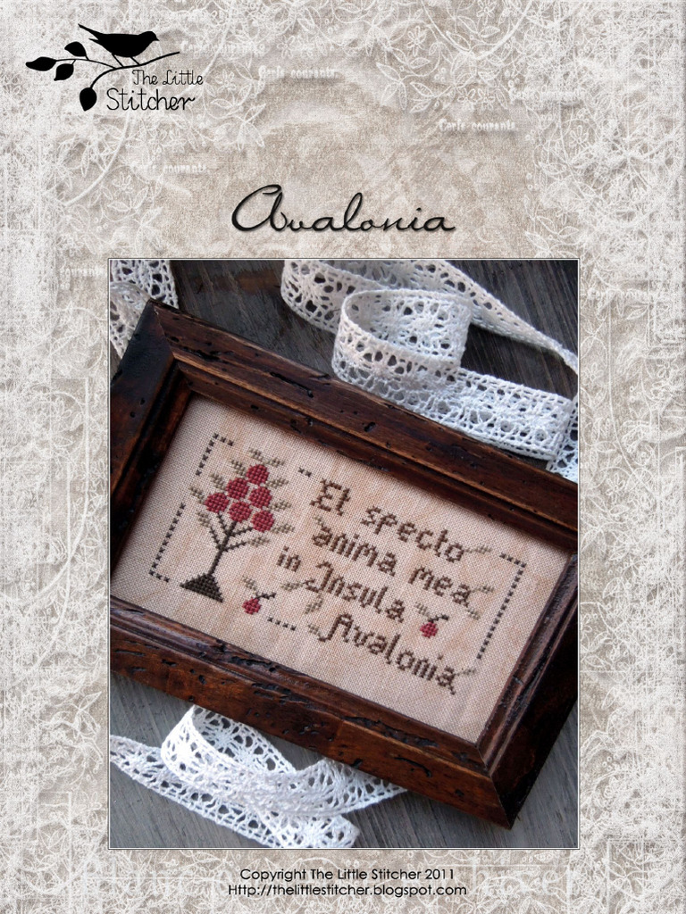 Avalonia Cross Stitch Pattern Guide | PDF