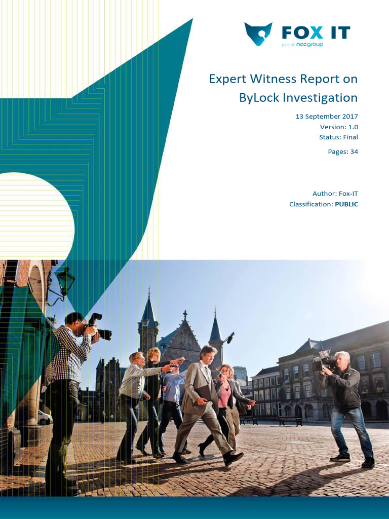 Adli̇ Bi̇li̇şi̇m Şi̇rketi̇ Fox-It B.V Bylock Uzman Raporu-İngi̇li̇zce | PDF  | Internet | Ip Address