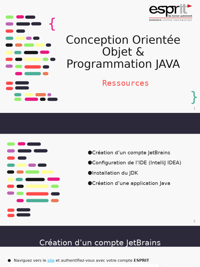 Guide d'installation Java et IntelliJ IDEA | PDF | Java (Langage de ...