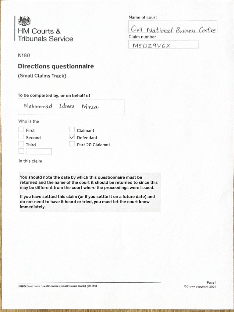 Direct Questionnaire 2 | PDF
