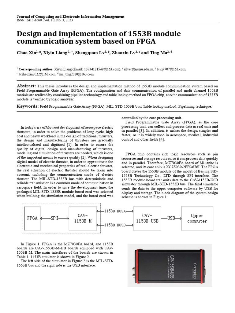 Design_and_implementation_of_1553B_module_communic | PDF | Field ...