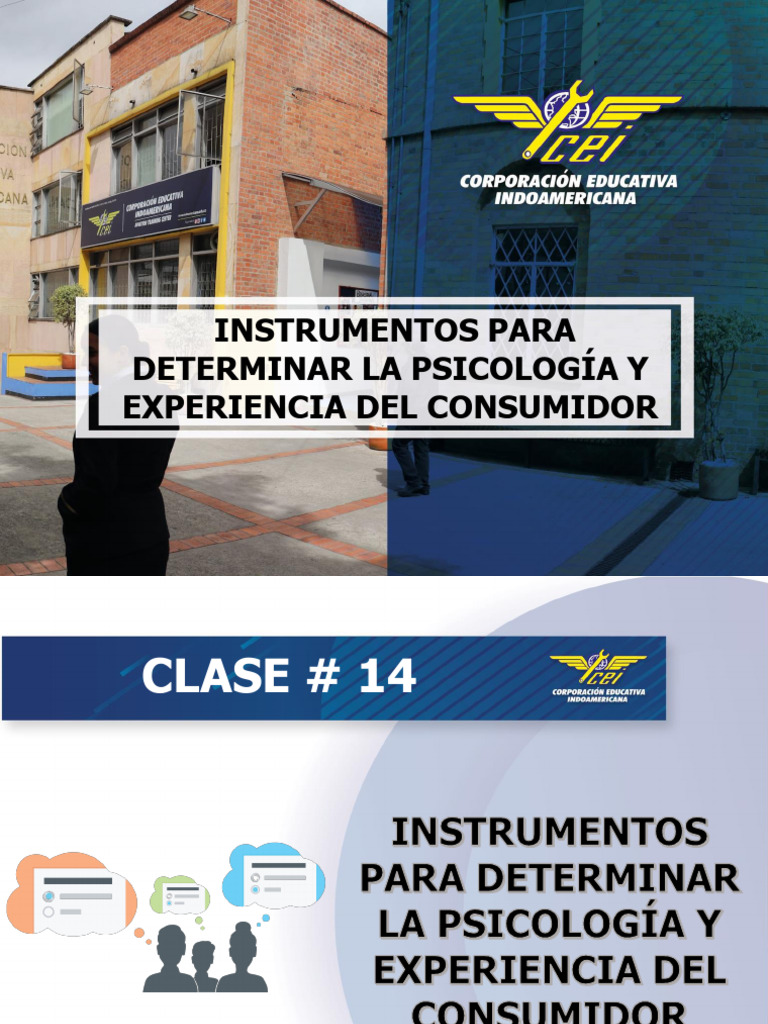 Clase 14 - Instrumentos para Determinar La Psic. y Exp. Del Consumidor ...