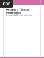 Métodos e Técnicas Pedagógicas-Manual