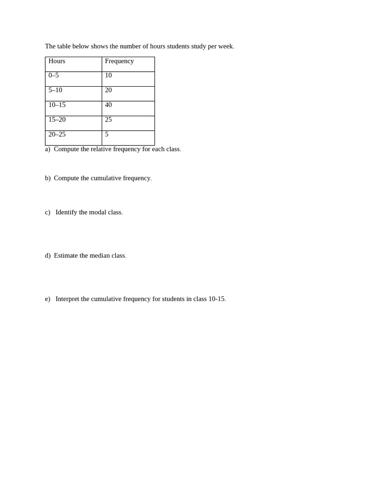 Frequency+Table+Question | PDF