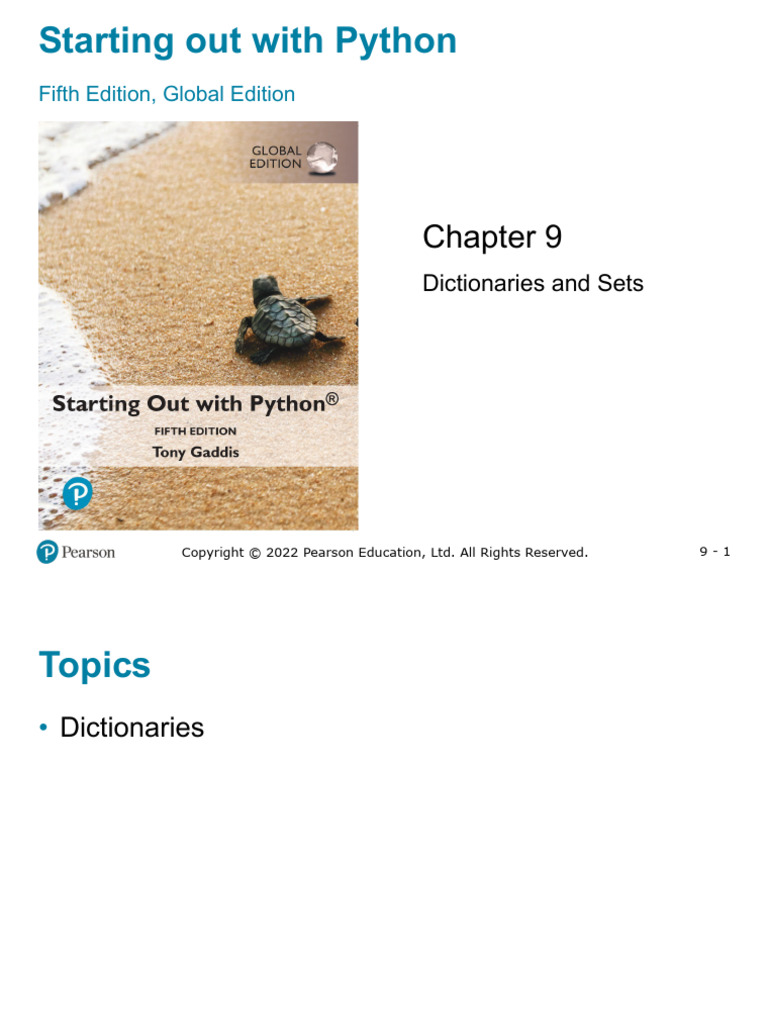 Python Dictionaries and Sets Guide | PDF