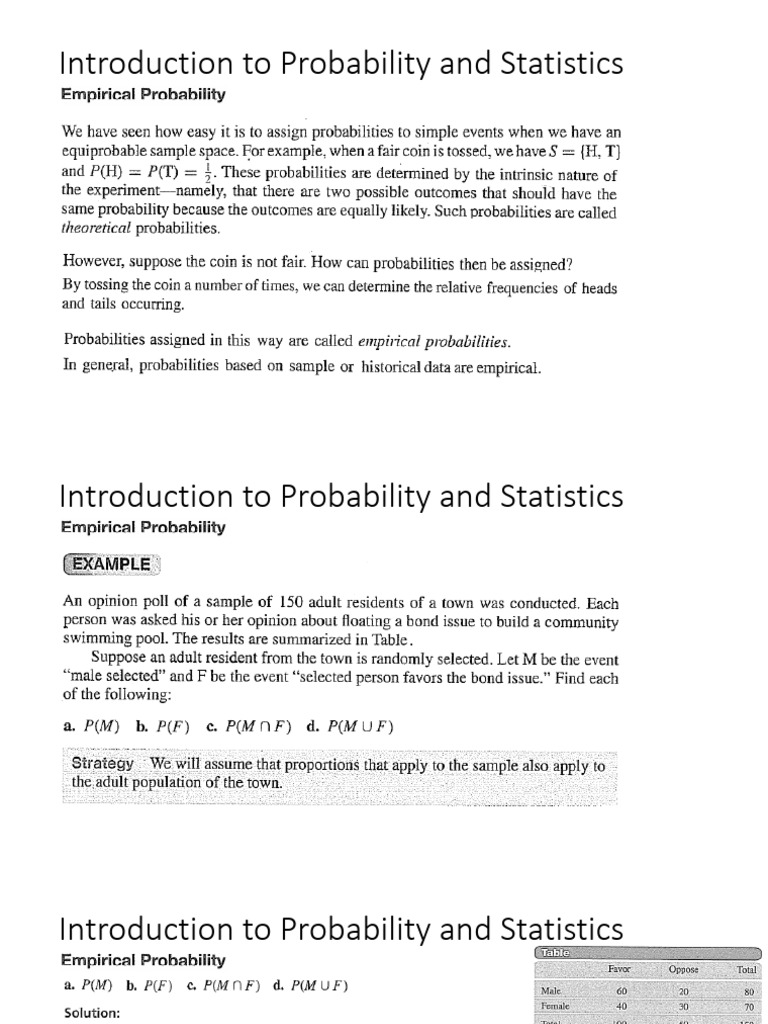 Basics of Probability and Statistics | PDF