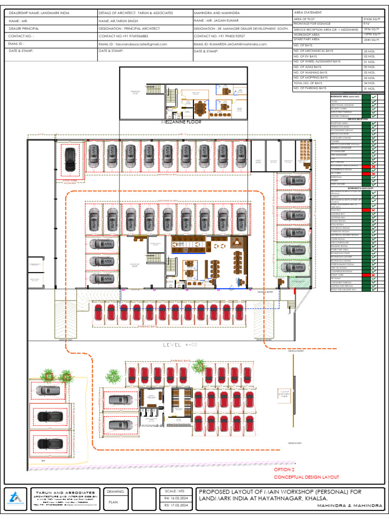 Mahindra Workshop Layout Design | PDF