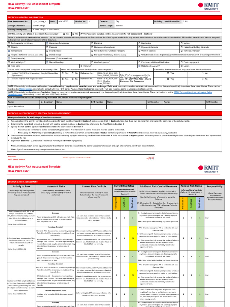 Stem-ts-Ac Ara Notes Full Example 20230306 | PDF | Risk | Personal ...