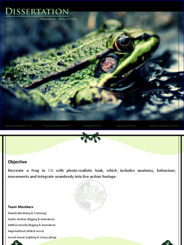 Frog Dissertation | Download Free PDF | Frog | Amphibian