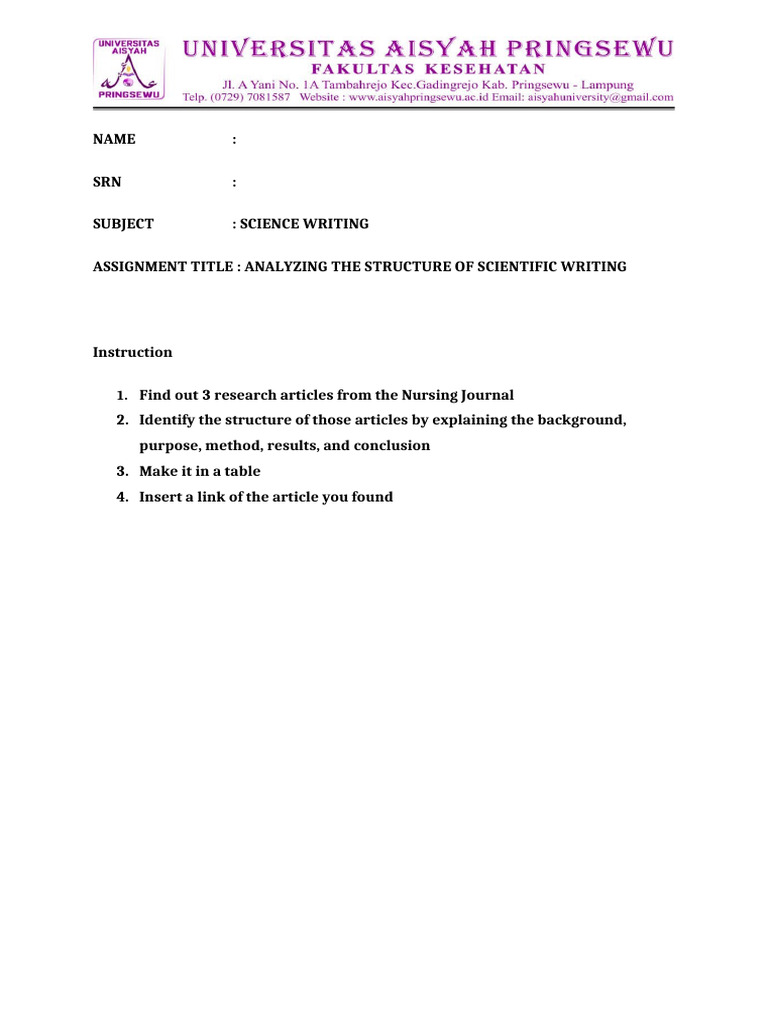 Analyzing Scientific Writing Structure | PDF | Malaria | Science