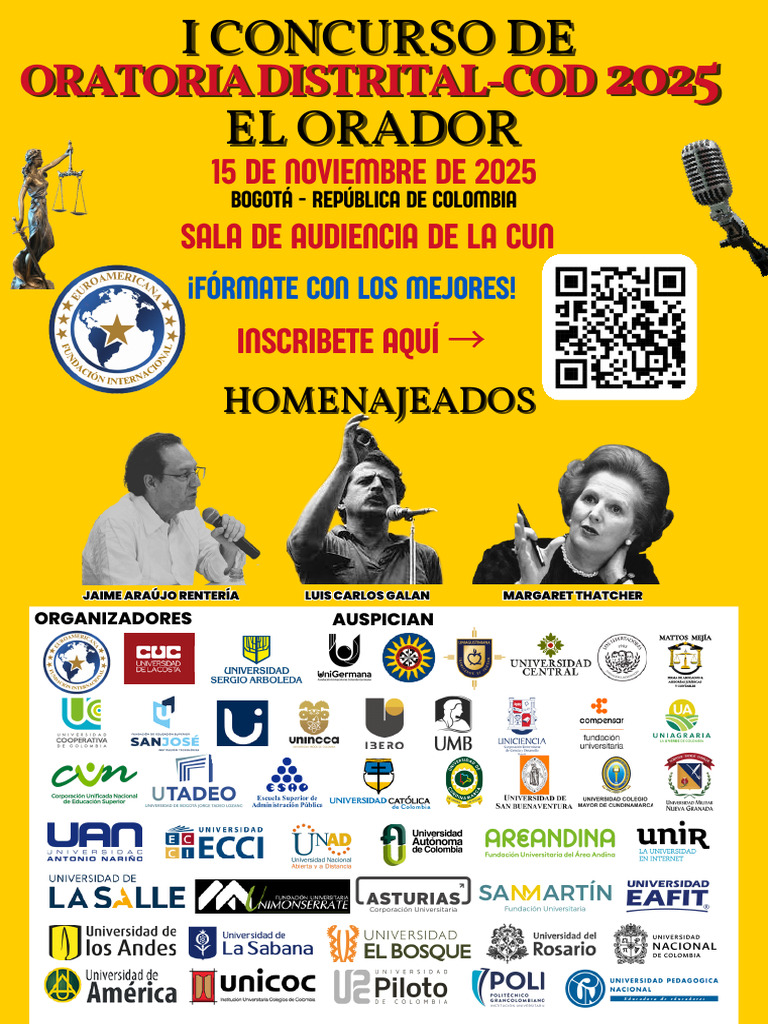 Concurso de Oratoria Distrital 2025 | PDF | Hablar en público