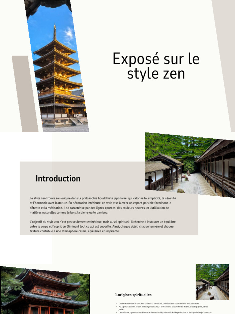 Découverte du style zen en déco intérieure | PDF | Zen | Esthétique