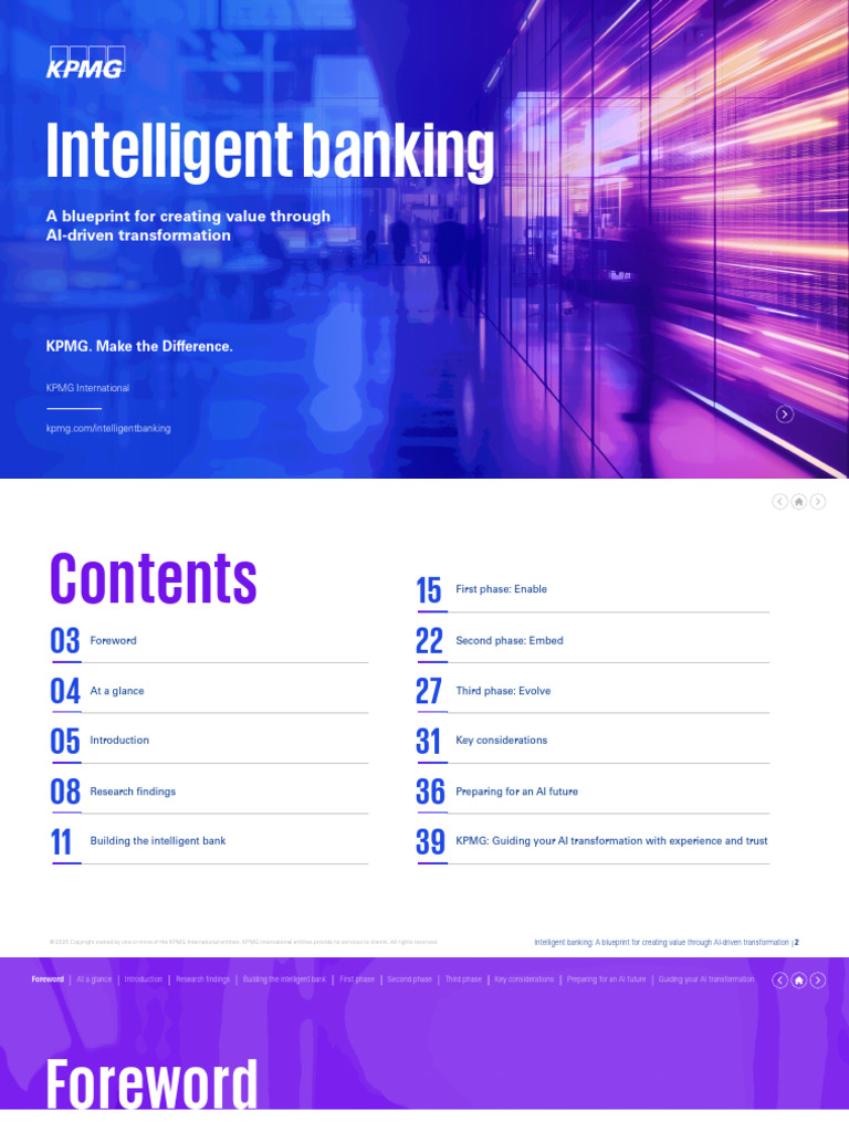 AI Transformation in Banking Blueprint | PDF | Artificial Intelligence ...