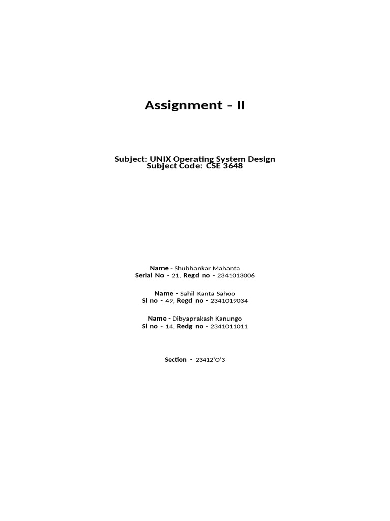 UNIX System Calls and Process States Guide | PDF | Software Engineering ...