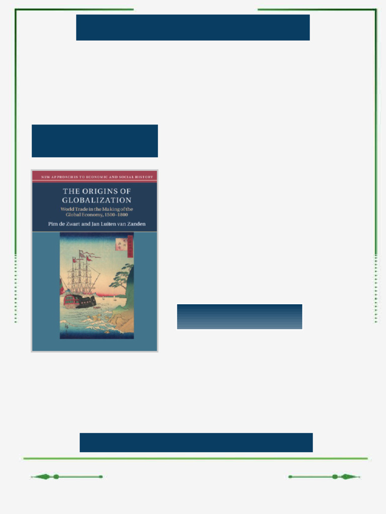 The Origins Of Globalization World Trade In The Making Of The Global ...
