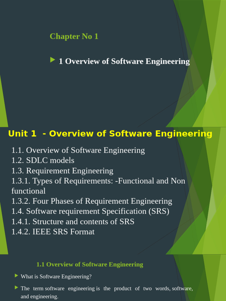 Chapter 1 | PDF | Software Development Process | Software Development