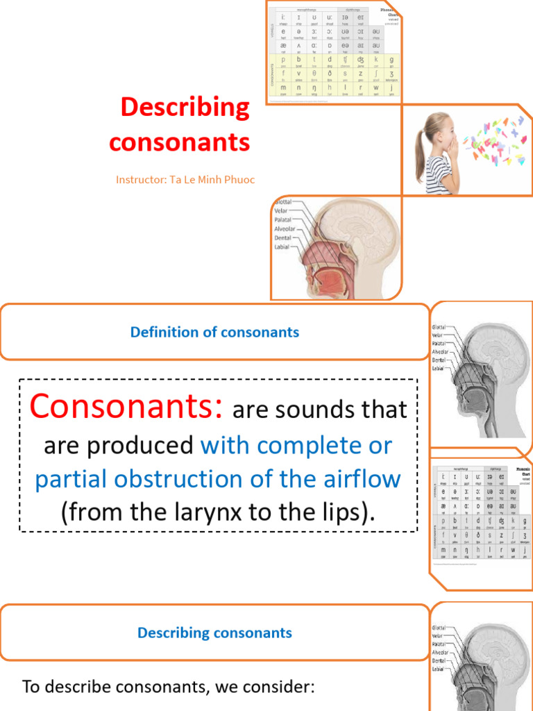 Understanding Consonants in Phonetics | PDF | Phonetics | Human Voice