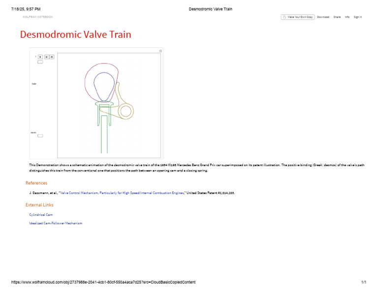 Desmodromic Valve Train Animation | PDF