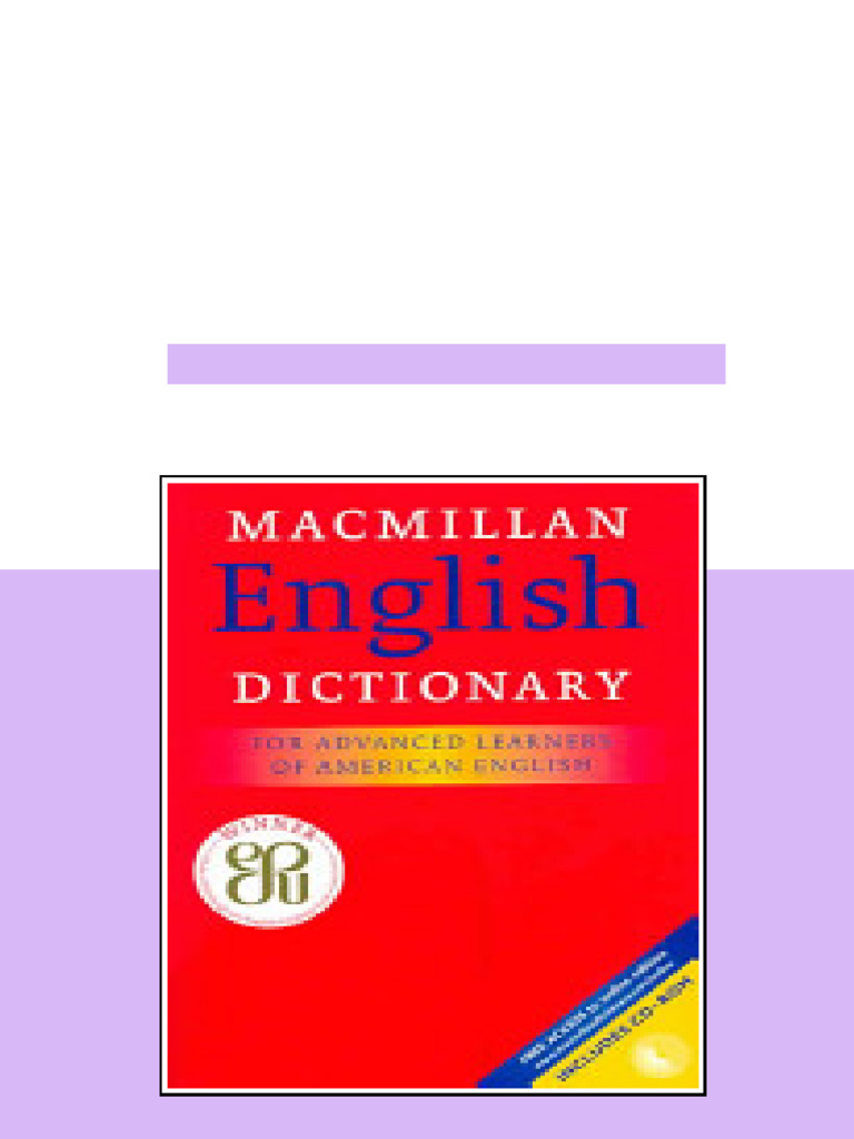 (Ebook) Macmillan English Dictionary For Advanced Learners of American ...