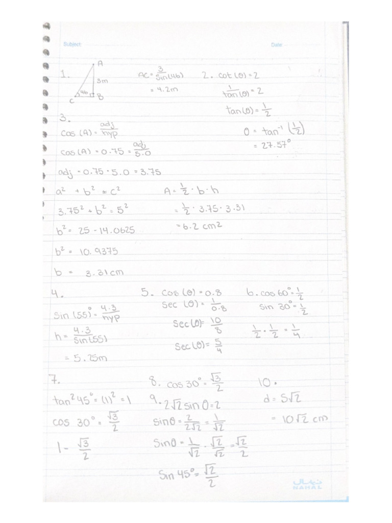 Chapter 5 Test | PDF