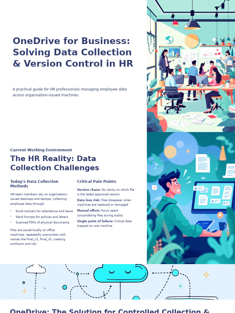 OneDrive for HR: Data Control & Versioning | PDF | Computer File ...
