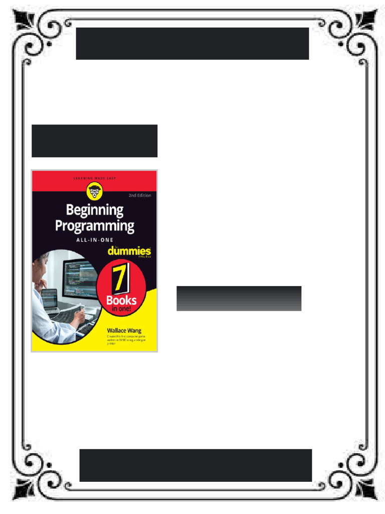 Beginning Programming. All-in-One 2nd Edition Wallace Wang ebook 2025 ...