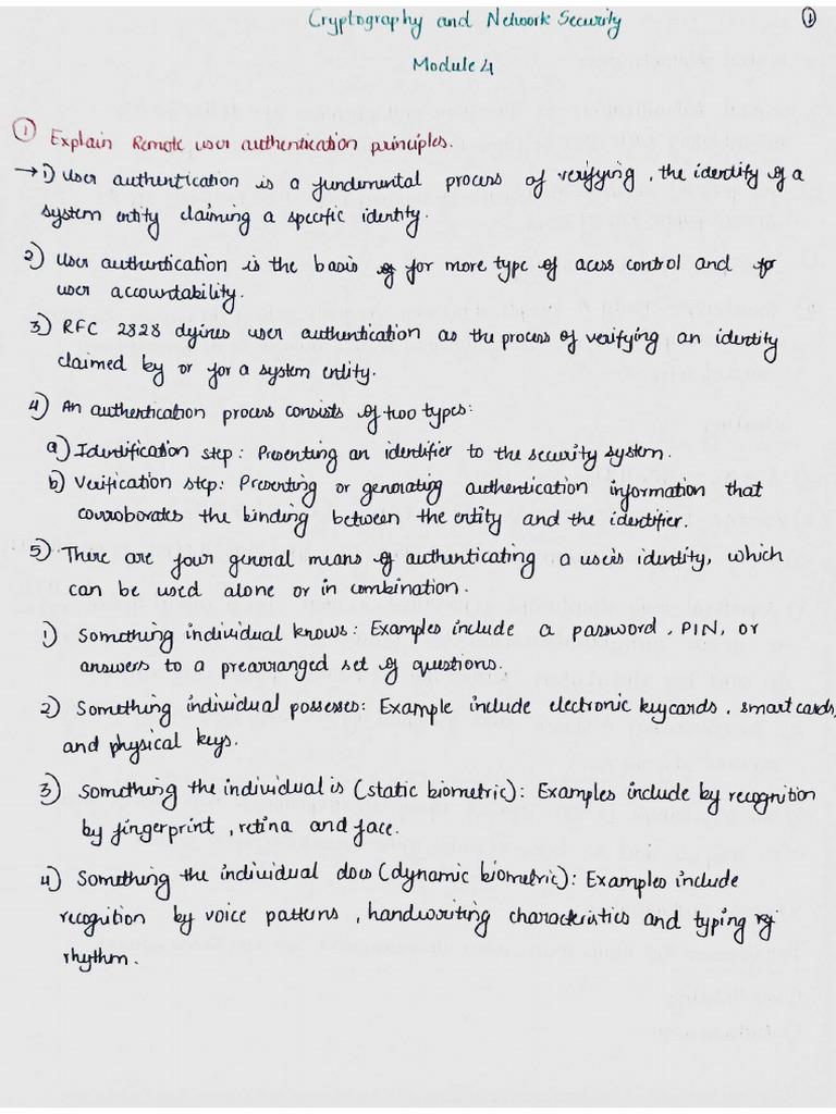 CNS Module 4 | PDF
