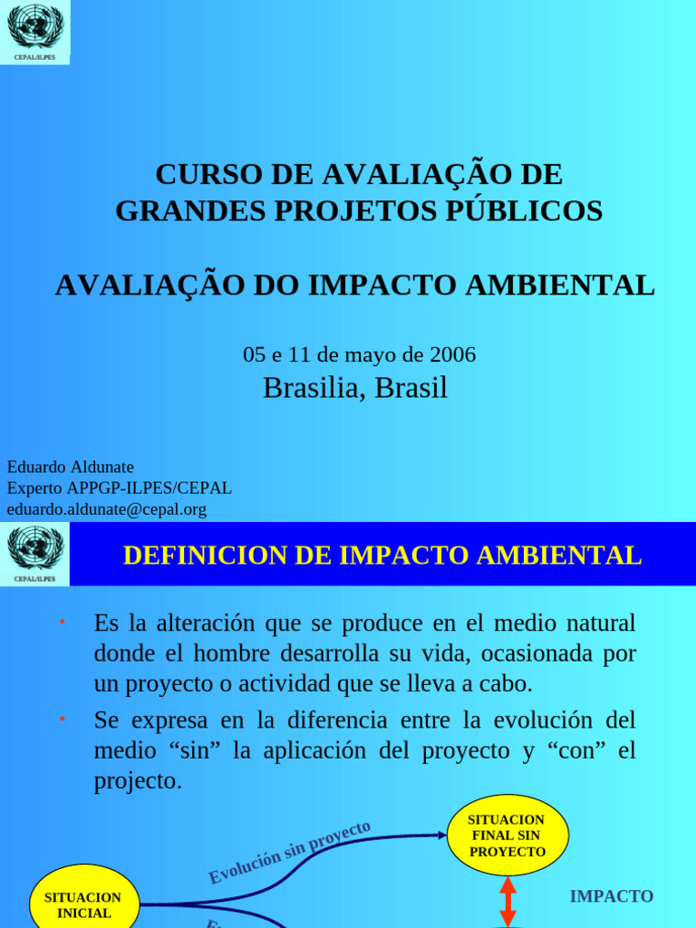 Evaluación de Impacto Ambiental en Proyectos | PDF | Entorno natural ...