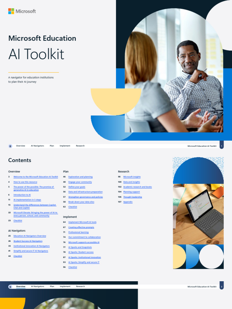 Microsoft Education AI Toolkit Guide | PDF | Artificial Intelligence ...