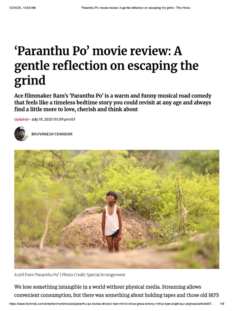 Paranthu Po | PDF