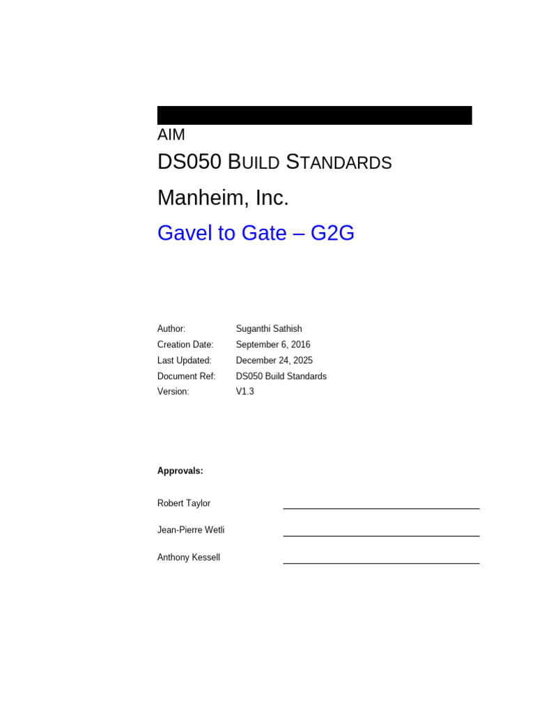 G2G DS050 Build Standard-V3 | PDF | Databases | Computer File