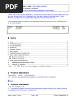 System Vision Document Template | PDF | Risk | System