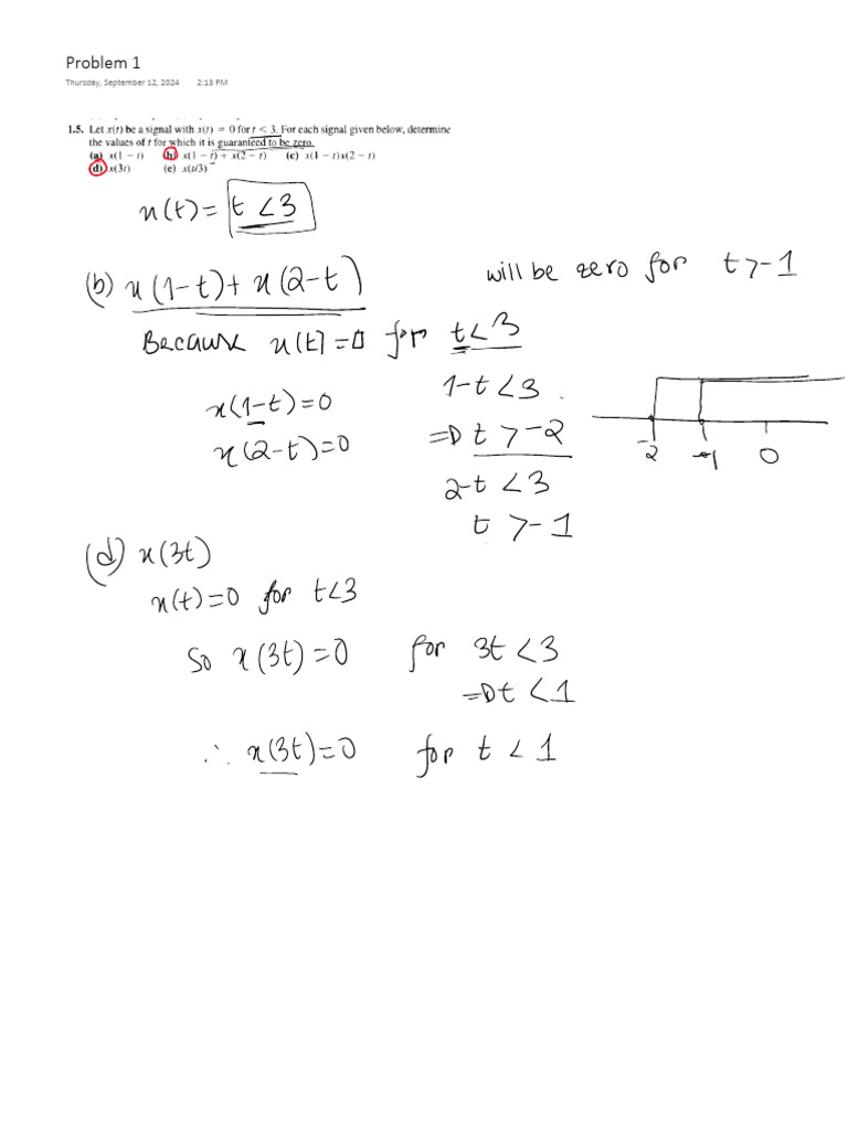 Document of Problems 1-9 Summary | PDF