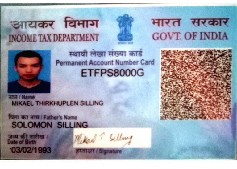 Mikael Pan Card | PDF