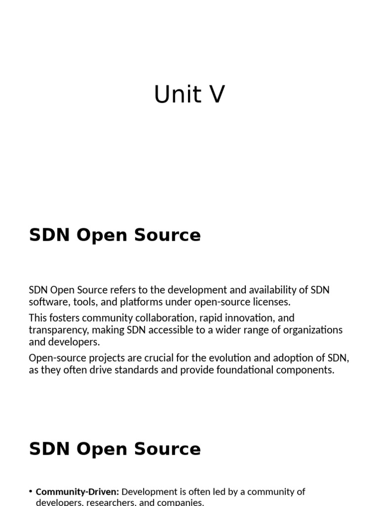 SDN Open Source: Innovations & Security | PDF | Computer Network | Security